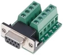 Resim Alkatronik Db9 To Dip Adaptör Dişi 9 Pin Rs232 Port Klemens Çevirici Uyumlu 