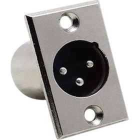 Resim Elektromer Canon Xlr 3 Pin Erkek Şase Konnektör 