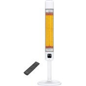 Resim Luxeva Pro-Fr Beyaz Dikili Tip Uzaktan Kumandalı Karbon Isıtıcı 