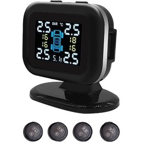 Resim Padalink "4 Sensörlü Araç Tpms Sistemi - Usb Şarjlı Lastik Basınç Ve Sıcaklık Takip Cihazı" 