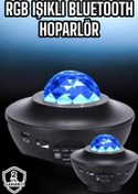 Resim Kanonik Education Projektör Yıldız Gece Lambası Disko Topu Bluetooth Bağlantılı Taşınabilir Şarjlı 