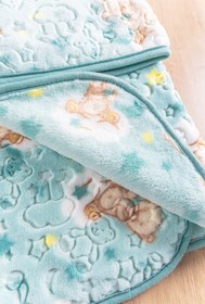 Resim Babymod Figürlü Peluş Kız/Erkek Bebek Battaniye 