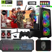 Resim Xaser DELUXX49 R5-8400F 16 GB 512 GB M.2 Nvme SSD 8 GB RTX4060 23.8" Free Dos Masaüstü Oyuncu Bilgisayarı 
