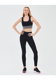 Resim Skechers Performance Coll. W Mid Support Bra Kadın Siyah Sporcu Sütyeni S241110-001 Siyah 