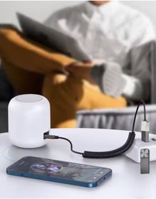 Resim Usb Aux Wireless Bluetooth Araç Kiti Bluetooth 5.1 Stereo Ses Alıcısı Aux 3.5 Mm Bluetooth Adaptör 