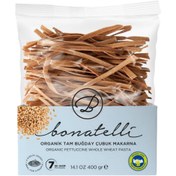 Resim BONATELLİ Organik Tam Buğday Çubuk Makarna 400g 