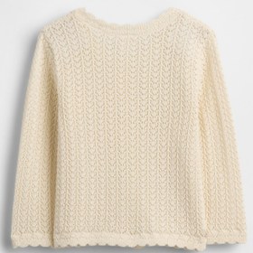 Resim Kırık Beyaz Crochet Hırka - Kırık Beyaz / 3-6M 