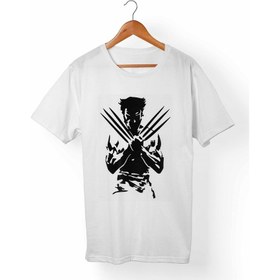 Resim Wolverine Logan Çocuk Beyaz T-Shirt 