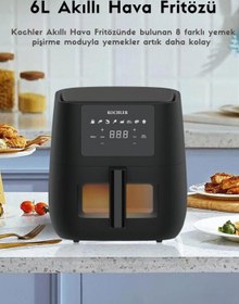 Resim Kochler 6.2 lt Yağsız Airfryer Siyah 