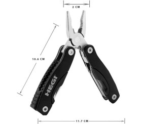 Resim 10 Fonksiyonlu Kamp Pensesi – Siyah – Paslanmaz Çelik | Outdoor & Survival 