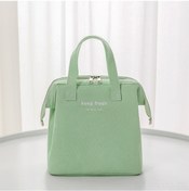 Resim Geeksen Yeşil Çelik Çerçeve Isı Saklama Çanta Büyük Kapasiteli Özel İçecek-gıda Muhafaza Çantası Günlük Kullanıma Uygun 