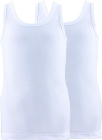 Resim Blackspade Erkek Çocuk Atlet 2'li Paket 9396 - Beyaz 
