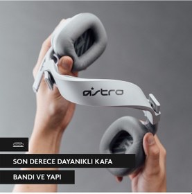 Resim Logitech Astro A10 Kablolu Bilgisayar İçin Oyuncu Kulaklığı, Gri 
