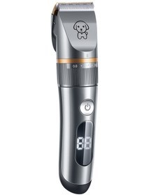 Resim Evcil Hayvan Tüy Kesici Sessiz Kedi Saç Traş Seti Taraklı 5 Hızlı Kedi Traş Makinesi Düğümlü Uzun Tüyler İçin 