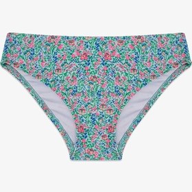 Resim Penti Renkli Kız Çocuk Ditsy Bandeau Bikini Takımı 