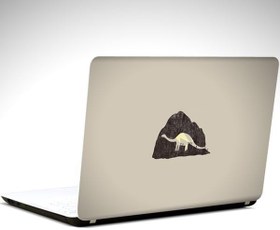 Resim Dinazor Minimal Laptop Sticker 10 İnch (25X19CM) 
