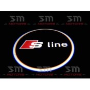 Resim Sm Motors Audi S Line Kapı Altı LED Logo Projektör 2 Adet 