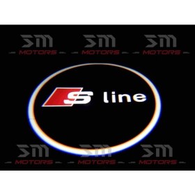 Resim Sm Motors Audi S Line Kapı Altı LED Logo Projektör 2 Adet 