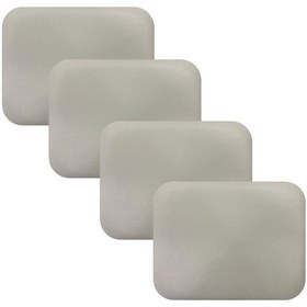 Resim Knsz oturma minderi 4 lü artis&mutlu byz suni deri tel bar taburesi sandalyesi için 