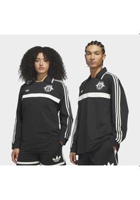 Resim Adidas Originals Rugby Siyah Polo Sweatshirt Jz6967 