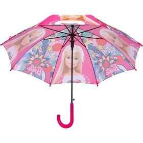 Resim Renkli Kız Çocuk Barbie One To One Şemsiye Otto-44641 Çok Renkli 