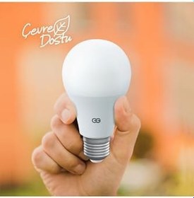 Resim Günsan 10'lu LED Ampul 7W Gün Işığı E27 (4000K 220-240V) 