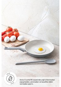 Resim Emsan Swiss Cyrstal Rs Tava Gri 24 Cm Gri 