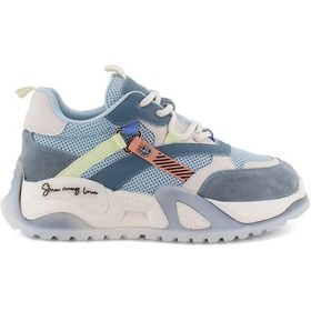 Resim Guja 23y425 İthal Kalın Taban Tekstil Kadın Spor Ayakkabı 001 