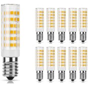 Resim 10 adet E14 9W LED Ampuller, 110-220V, Tavan Fanı, Avize, Masa Lambası, İç Aydınlatma için Titreşimsiz, Karartılamaz 