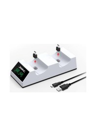 Resim Ps5 Dobe Dual Dock Gamepad Göstergeli Şarj Stand TP5-0508 