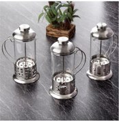 Resim FAYMEM GLOBAL Çelik Kulplu Cam French Press - 350 Ml 