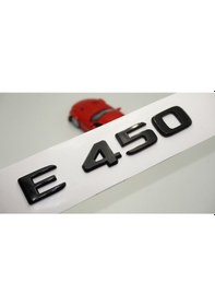Resim E 450 Bagaj Parlak Siyah ABS 3M 3D Yazı Logo 