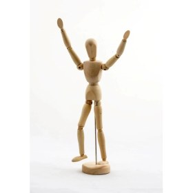 Resim Ahşap Robot Model 1 