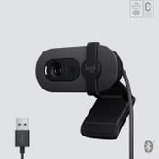 Resim Logitech Brio 105 Webcam Pro Full HD 1080p Dengeli Otomatik Aydınlatma, USB-A, Gizlilik bölmesi, 