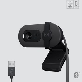 Resim Logitech Brio 105 Webcam Pro Full HD 1080p Dengeli Otomatik Aydınlatma, USB-A, Gizlilik bölmesi, 