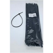 Resim ultramotor Cırt 4,8mm X 380mm Kablo Bağı İthal Siyah (100 Adet) 