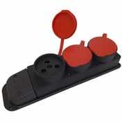 Resim AyrStore Kauçuk 380 Volt Uzatma 3'lü Priz 