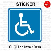 Resim Engelli Araç - Araba Kask Motosiklet Laptop Taplet Sticker 