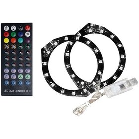 Resim Için Ps5 Oyun Konsolu Rgb Led Halka Şerit Işıkları Uzaktan Kumanda Işık Şeridi Black Light Strap 1 Adet 