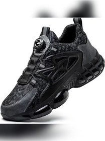 Resim Cbtx Otomatik Bağcıklı Burun Korumalı Iş Ayakkabısı Ortopedik Delinmeye Dirençli Siyah 