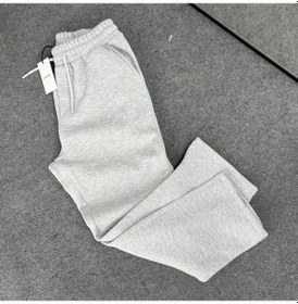 Resim Baggy 3 İplik Şardonlu Bol Kesim Düz Paça Gri Eşofman Altı GRİ MELANGE 