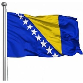 Resim Bosna Hersek Bayrağı 30X45Cm. 