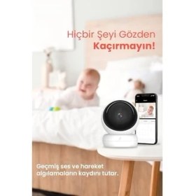 Resim Güvenlik Ev Bebek Kamerası - Akıllı Iç Ortam Ptz Ip Kamera 