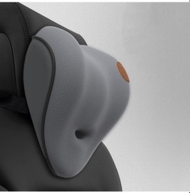 Resim Sr-21 Araba Lomber Yastık Kafası Koltuk Bellek Köpük Aksesuarları, Stil: Sıradan Koltuk Başlığı Gri , Boyut:sıradan Koltuk Başlığı Gri 