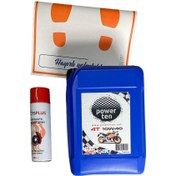 Resim Powerten 4T 10W40 Motosiklet Yağı 10 Litre + Balata Sprey Seti 