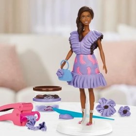 Resim Play-Doh Fashionista Ruffles Oyuncak Bebek Seti 