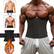 Resim Erkekler için Ayarlanabilir File Karın Sıkılaştırma Kemeri - Spor, Fitness ve Vücut Şekillendirme için Nefes Alabilir Bel Desteği, Çapraz Askılı Tasarım ile Nefes Alabilir Bel Sıkılaştırıcı, Açık Hava Aktiviteleri, Günlük Giyim için İdeal, Bel Şekillendirme | Çapraz Askılı Tasarım | Nefes Alabilir Malzeme 