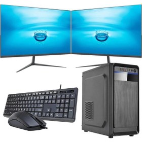 Resim Rowork RKT660875 i5-14400 8 GB 120 GB SSD Çift 24" Free Dos Masaüstü Bilgisayar 