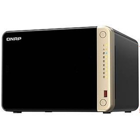 Resim QNap TS-664-8GB 6 Hdd Yuvalı Tower Nas Depolama Ünitesi 