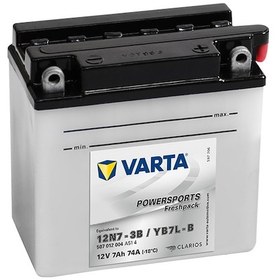 Resim Varta Yb7l-b 12v 7 Ah Sulu Motosiklet Aküsü 